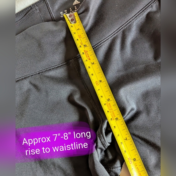 Adidas climalite size Med ladies capri style yoga leggings - Picture 5 of 13